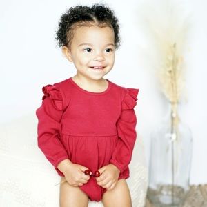 Emerson and Friends Flutter sleeve baby romper